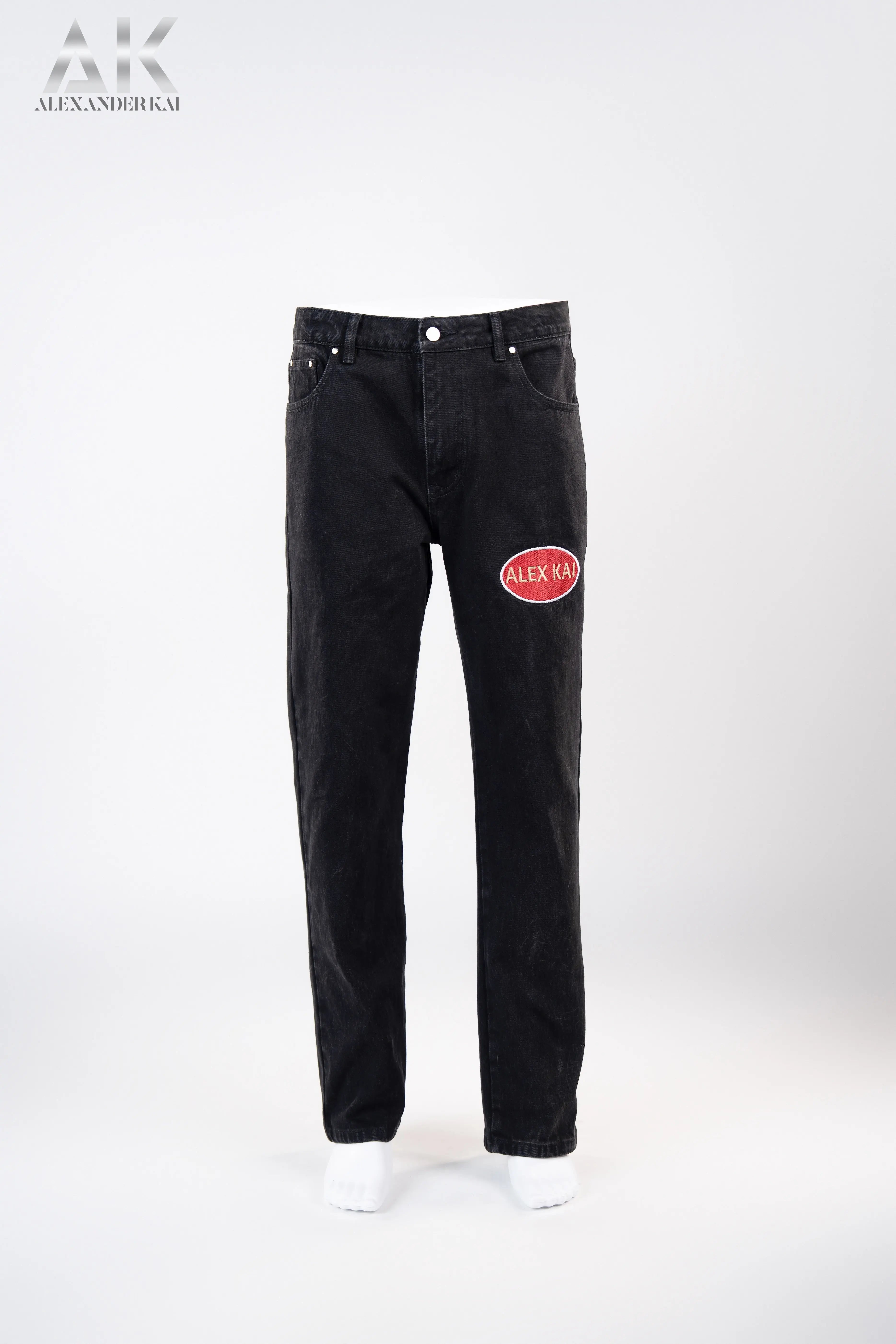 Alex Kai Black Denim Jeans AlexanderKai